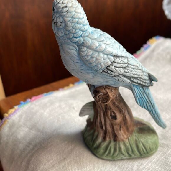 Vintage Lefton Parakeet ceramic figurine - Picture 4 of 9